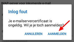 Klik op 'Aanmelden'