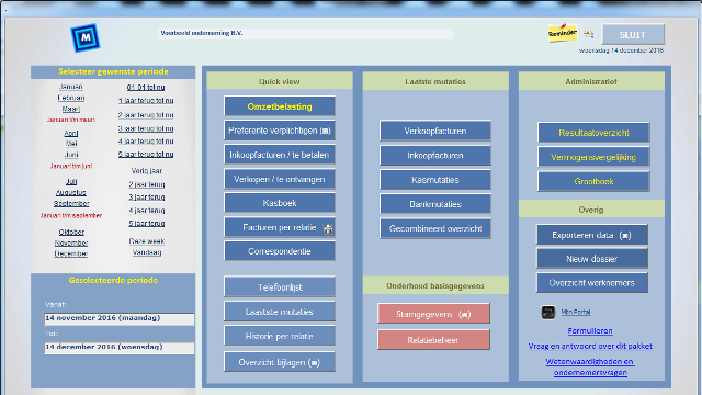 Administratieve overzichten